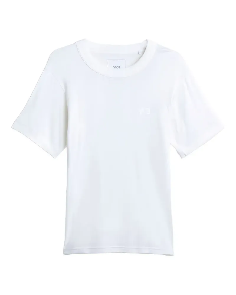 Y-3 T-Shirt mit rundem Ausschnitt - Weiß Weiß