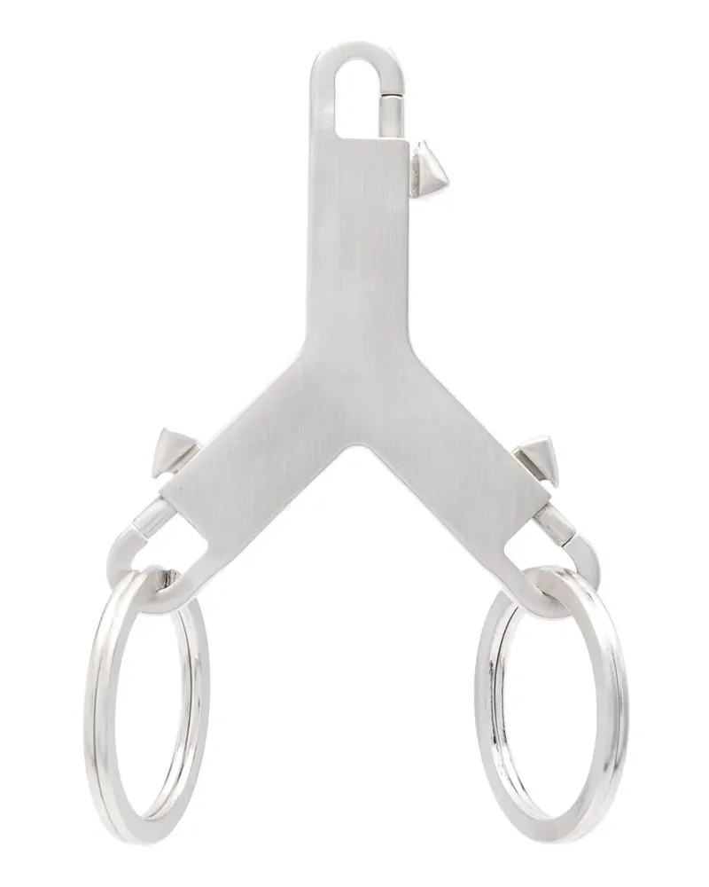 Rick Owens Kleiner Cerberus Schlüsselanhänger - Silber Silber