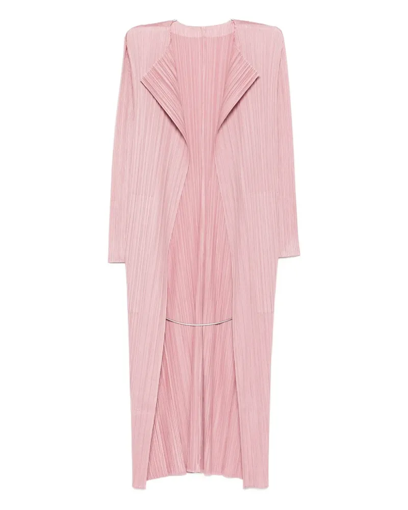 Issey Miyake Plissierter Mantel - Rosa Rosa