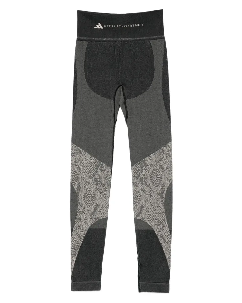 adidas Hose mit Schlangen-Print - Schwarz Schwarz