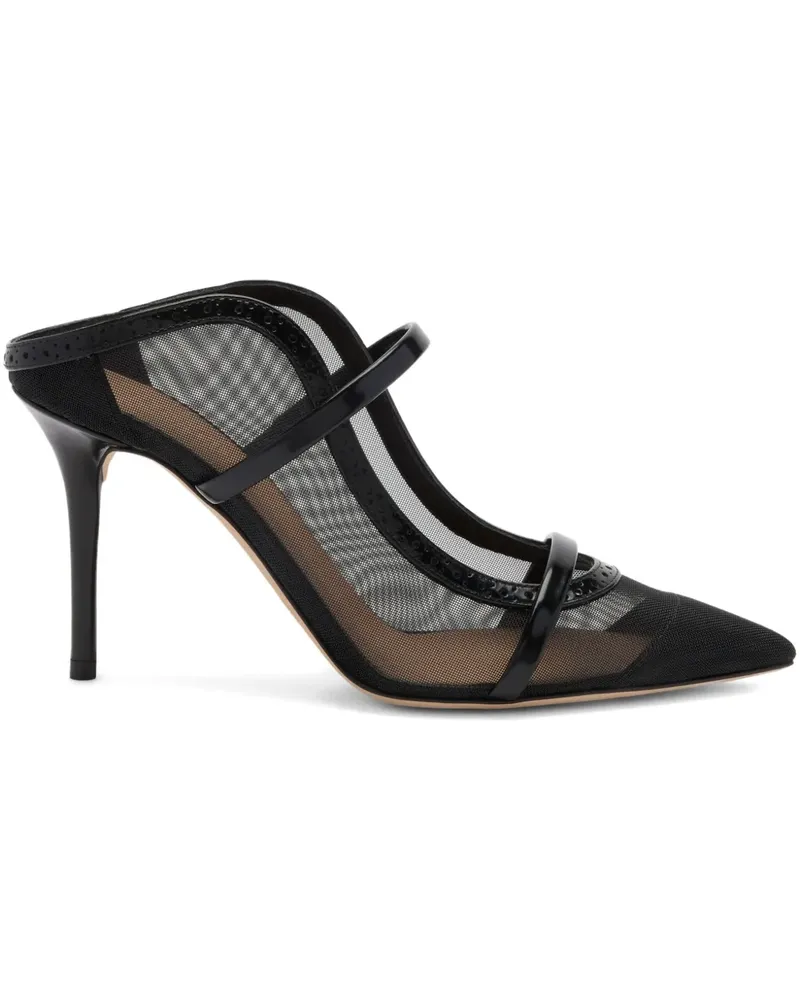 Malone Souliers Maureen Mules 85mm - Schwarz Schwarz