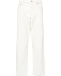 Kenzo Gerade Asagao Cropped-Jeans Nude