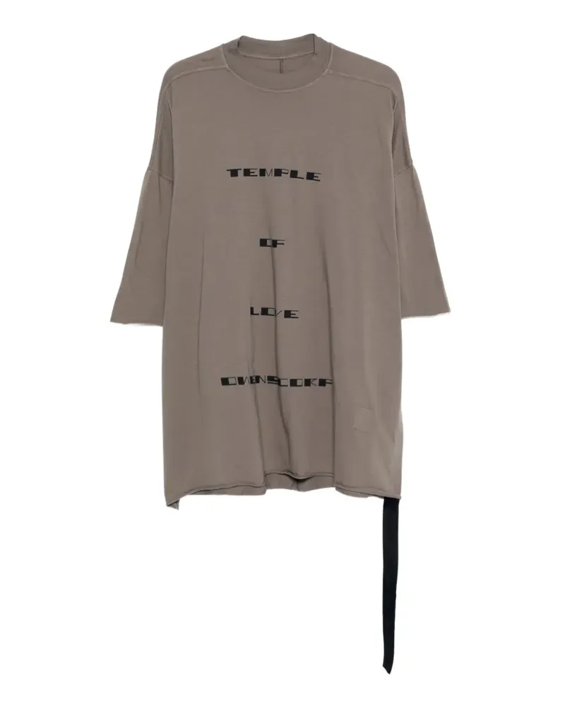 DRKSHDW by Rick Owens Tommy text-graphic T-shirt - Grün Grün