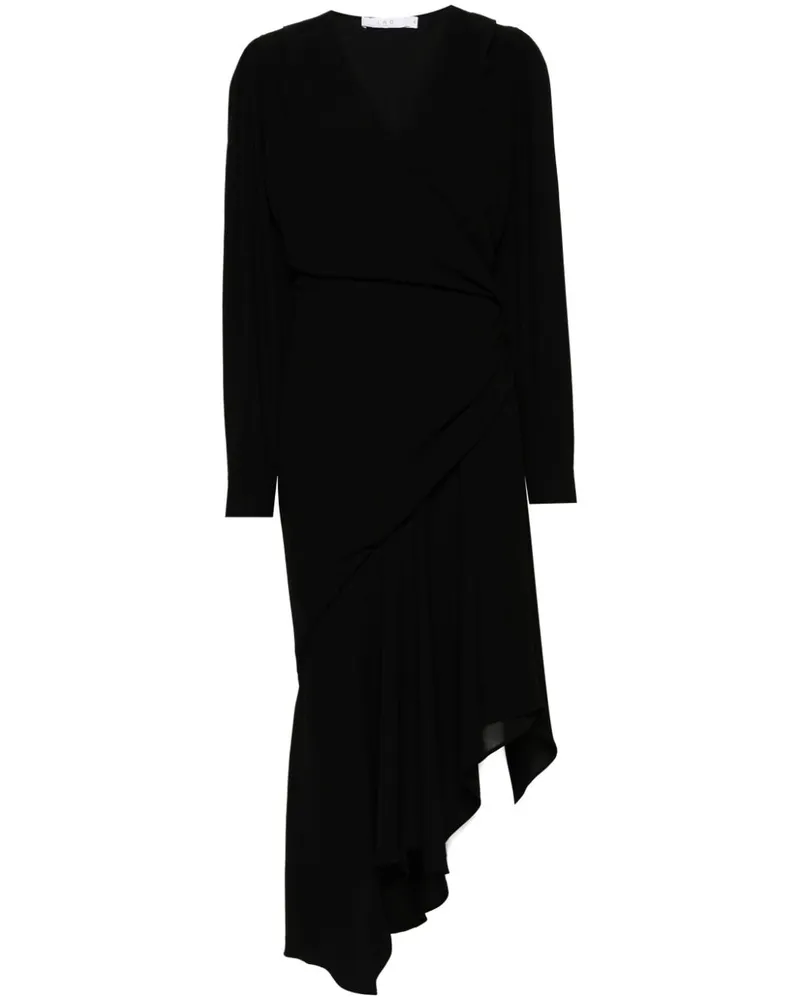 IRO Soranne Midikleid - Schwarz Schwarz
