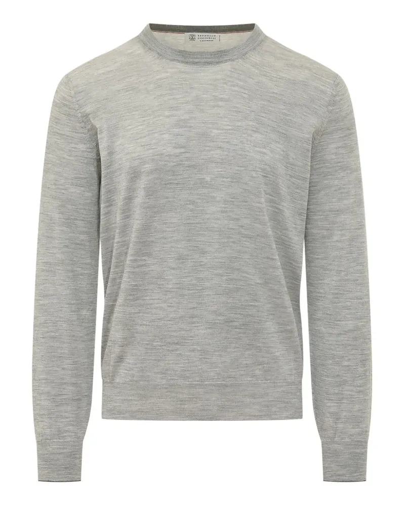 Brunello Cucinelli Pullover mit Rundhalsausschnitt - Grau Grau