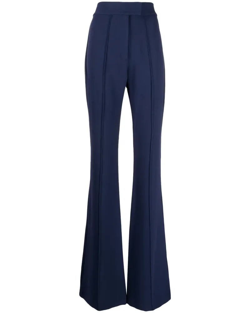 Alex Perry Ausgestellte High-Waist-Hose - Blau Blau