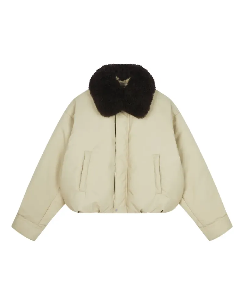 JNBY Steppjacke mit Pelzkragen - Nude Nude
