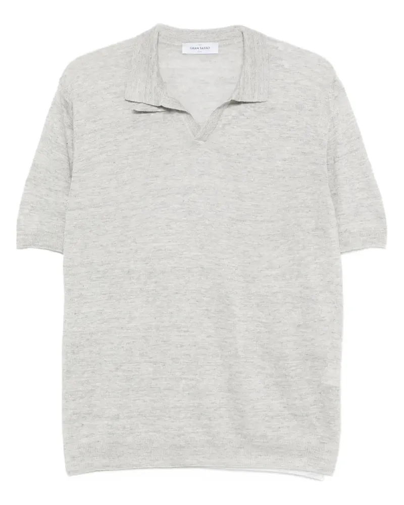 Gran Sasso Kurzärmeliges T-Shirt - Grau Grau