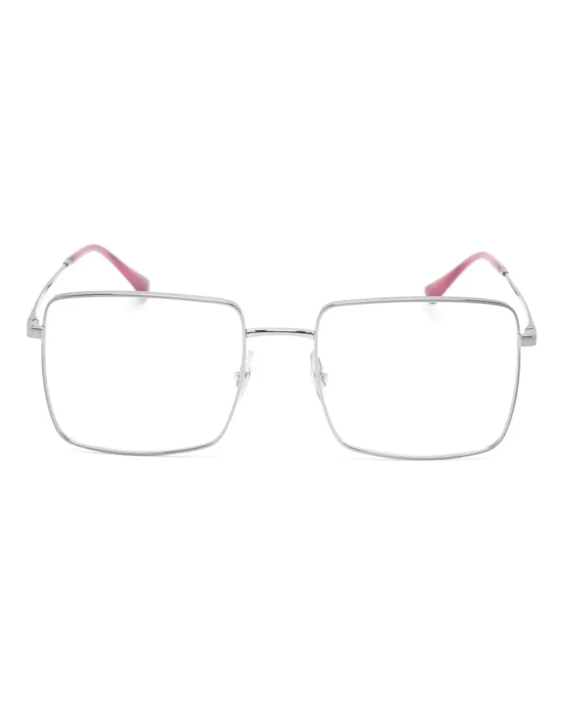 Ray Ban Brille mit eckigem Gestell - Silber Silber