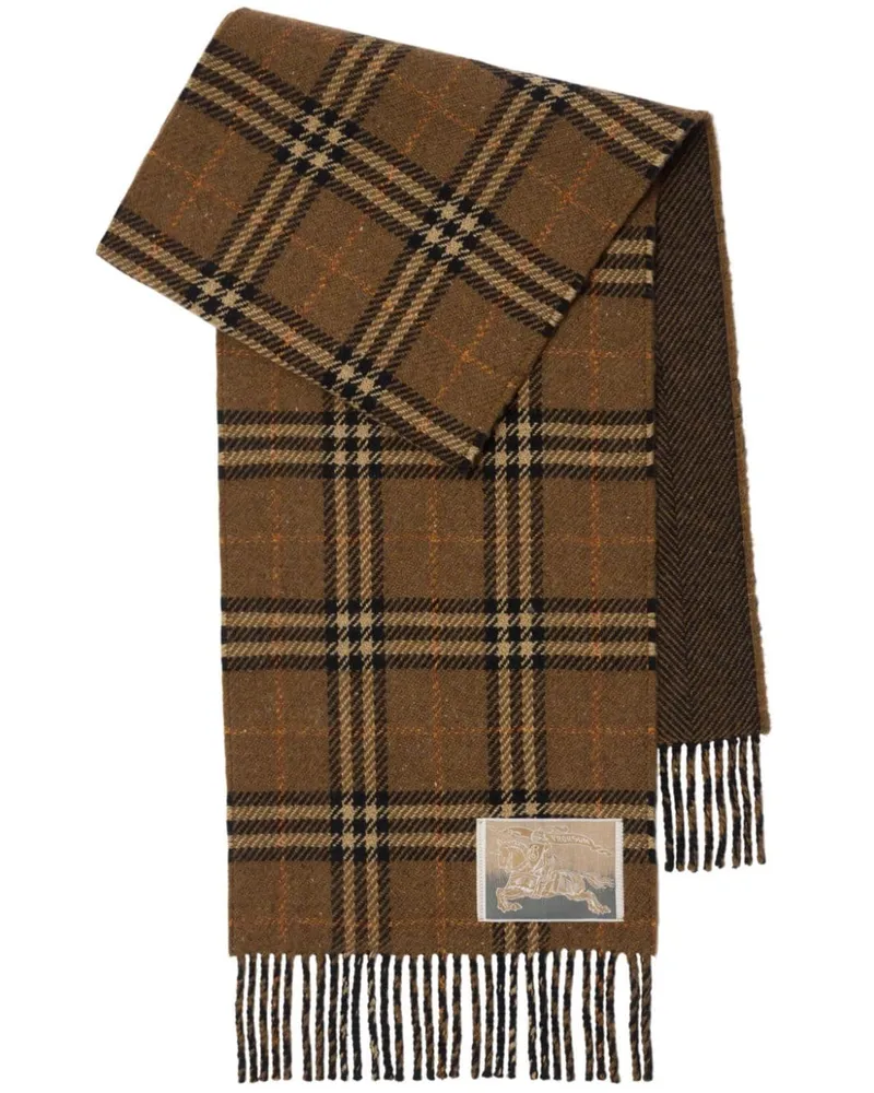 Burberry Wendbarer Kaschmir-Woll-Schal - Braun Braun
