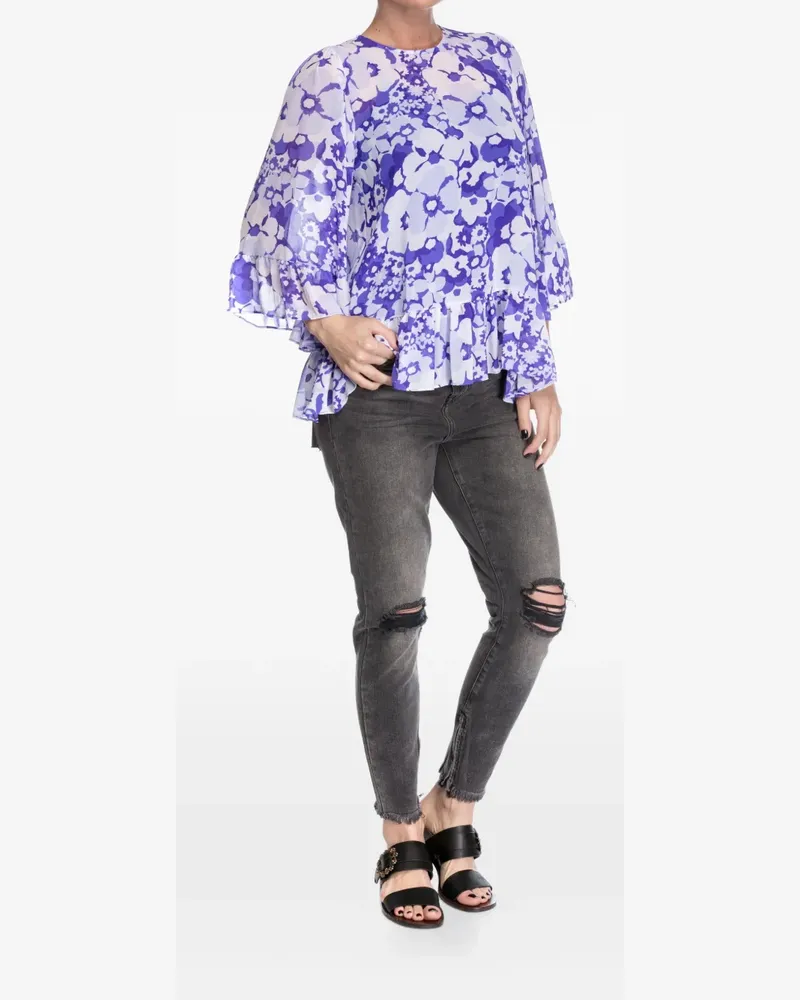 One Teaspoon distressed-effect high-waisted jeans - Grau Grau