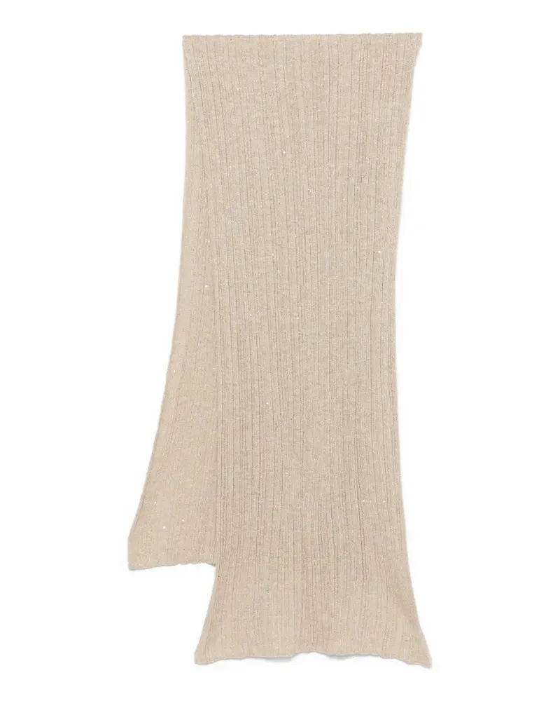 Gentry Portofino Gerippter Schal - Nude Nude