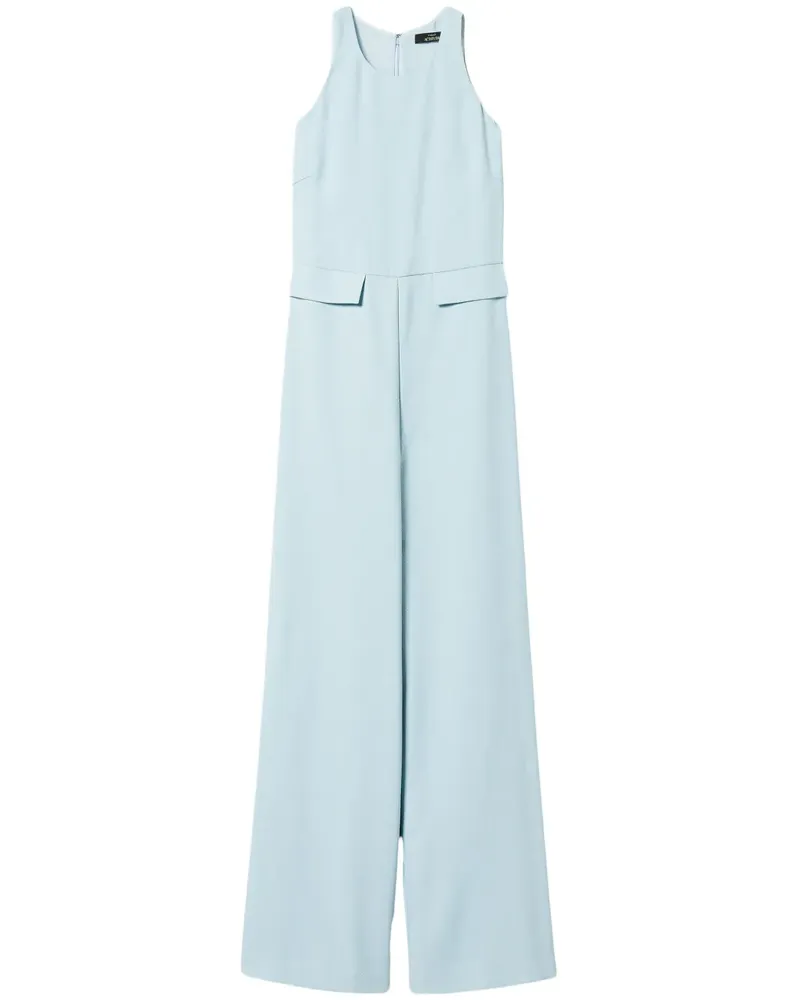 Twin-Set Jumpsuit aus Piqué - Blau Blau