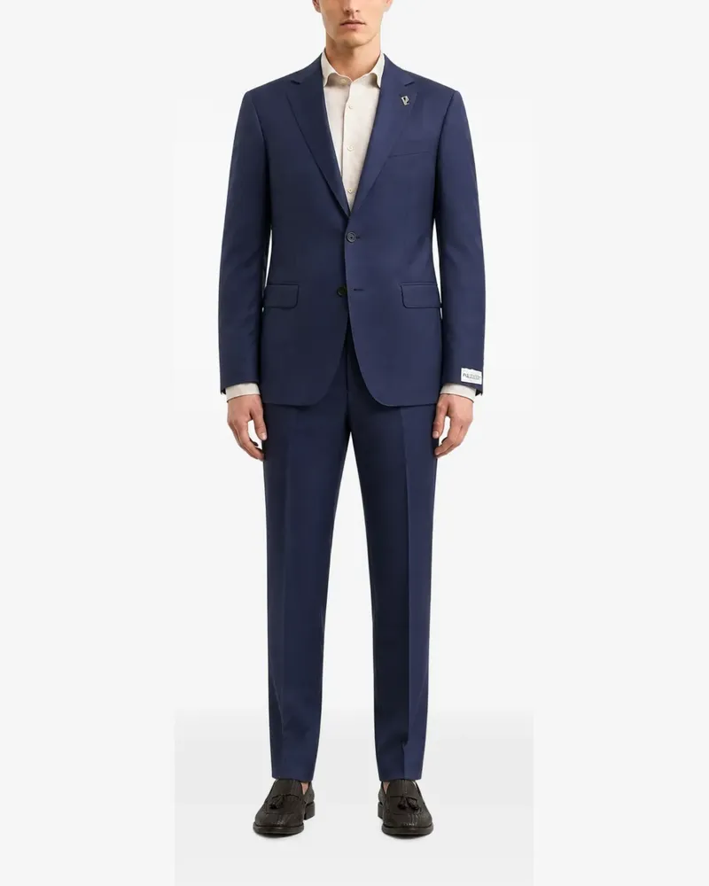 Pal Zileri single-breasted notched-lapel suit - Blau Blau