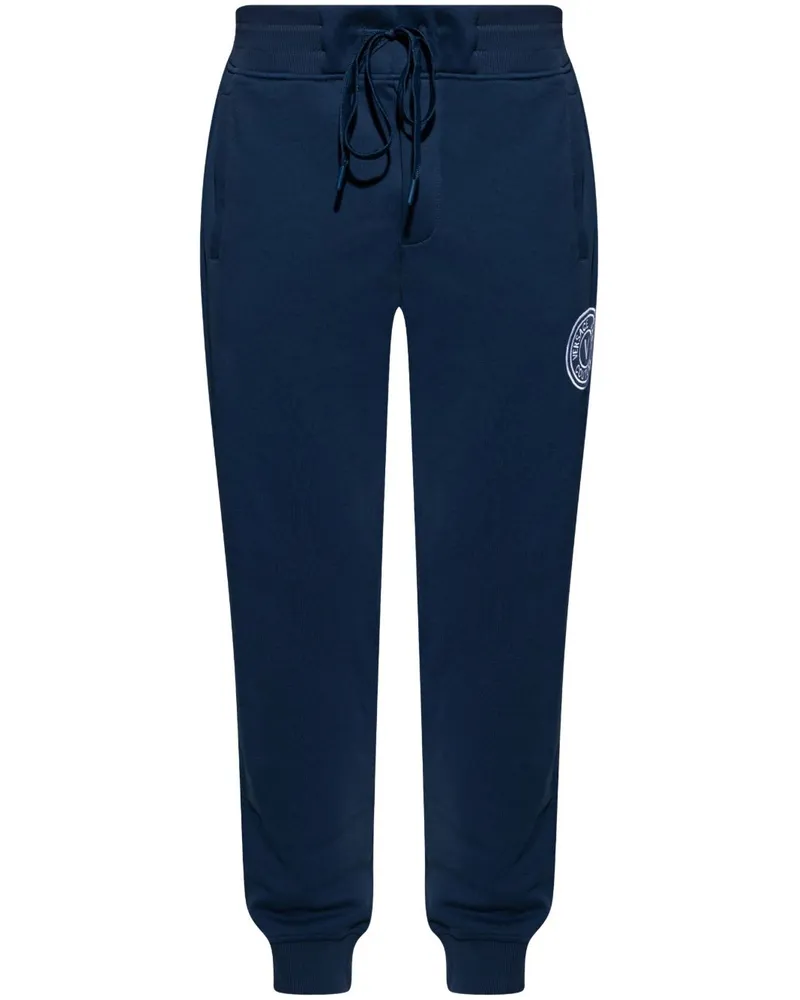 Versace Jeans Jogginghose mit Logo-Stickerei - Blau Blau