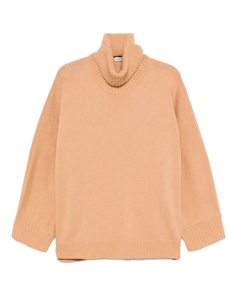 Alberta Ferretti Pullover mit Rollkragen - Nude Nude