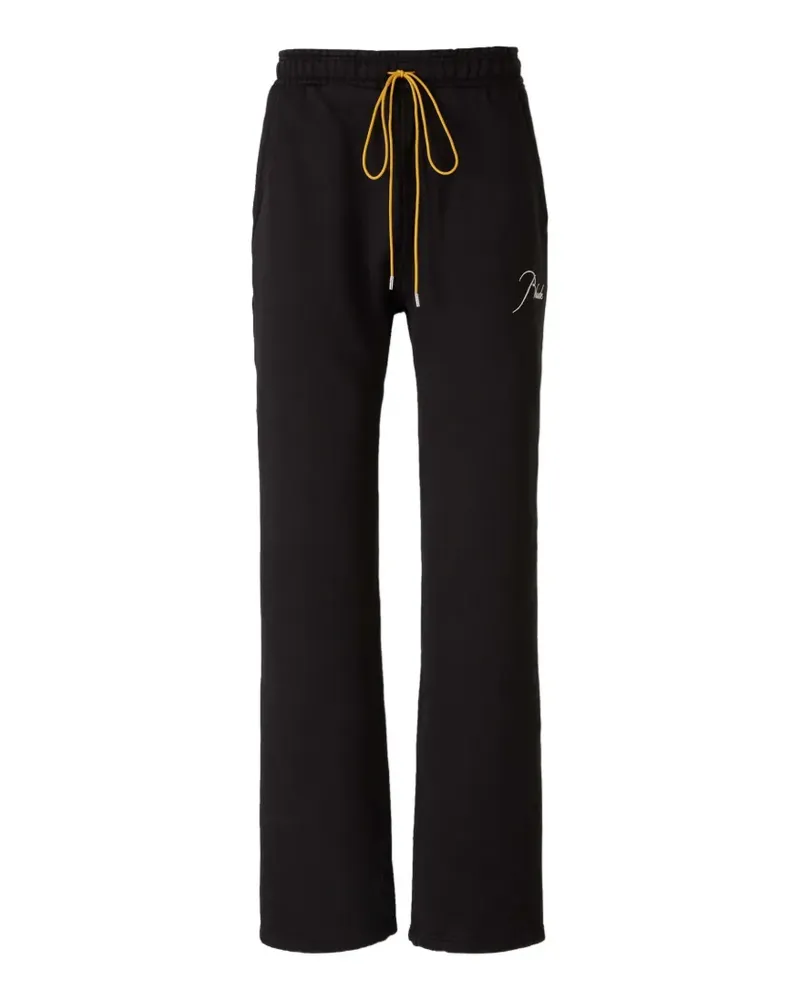 RHUDE logo-detail track pants - Schwarz Schwarz