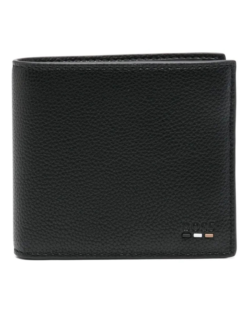 HUGO BOSS Portemonnaie mit Logo-Prägung - Schwarz Schwarz