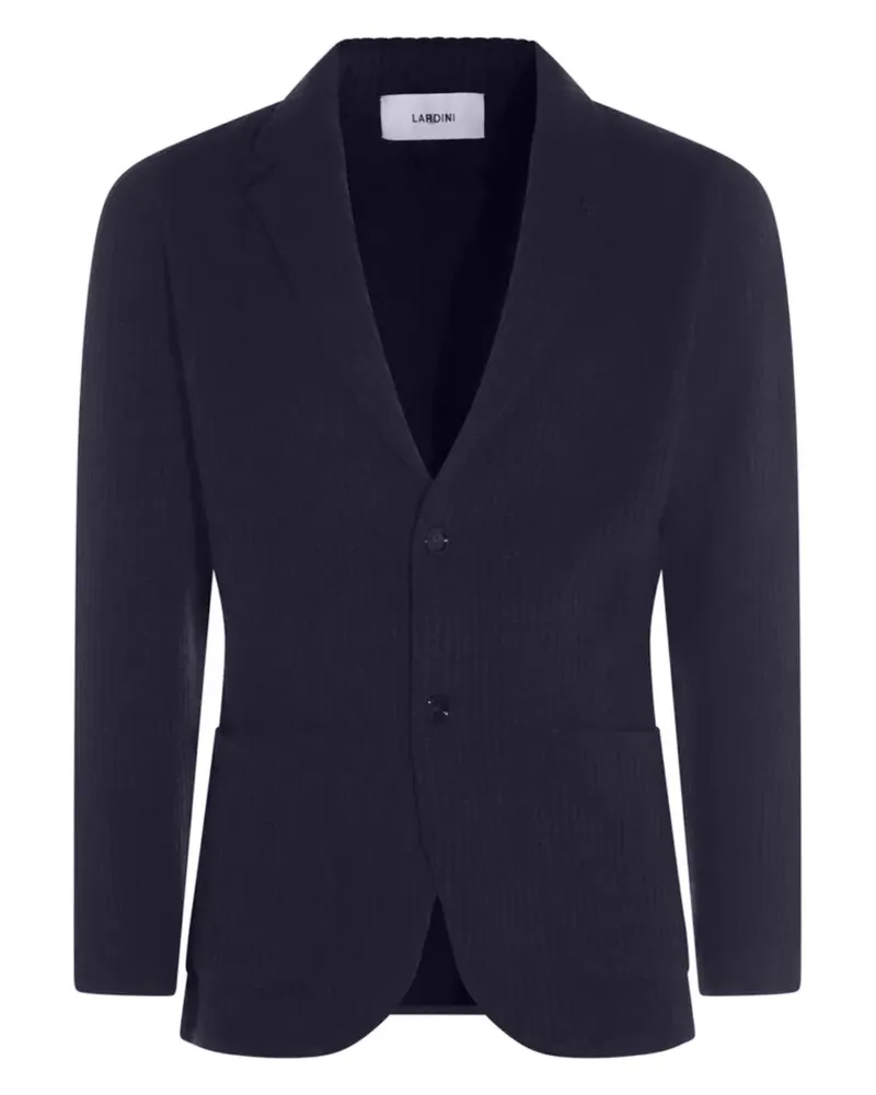 LARDINI Strukturiertes Sakko aus Kaschmir - Schwarz Schwarz