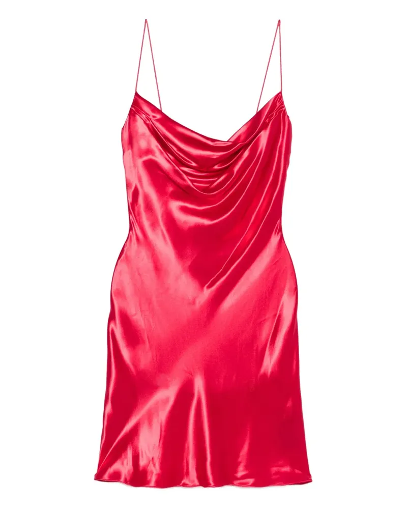 Balmain cowl-neck dress - Rosa Rosa