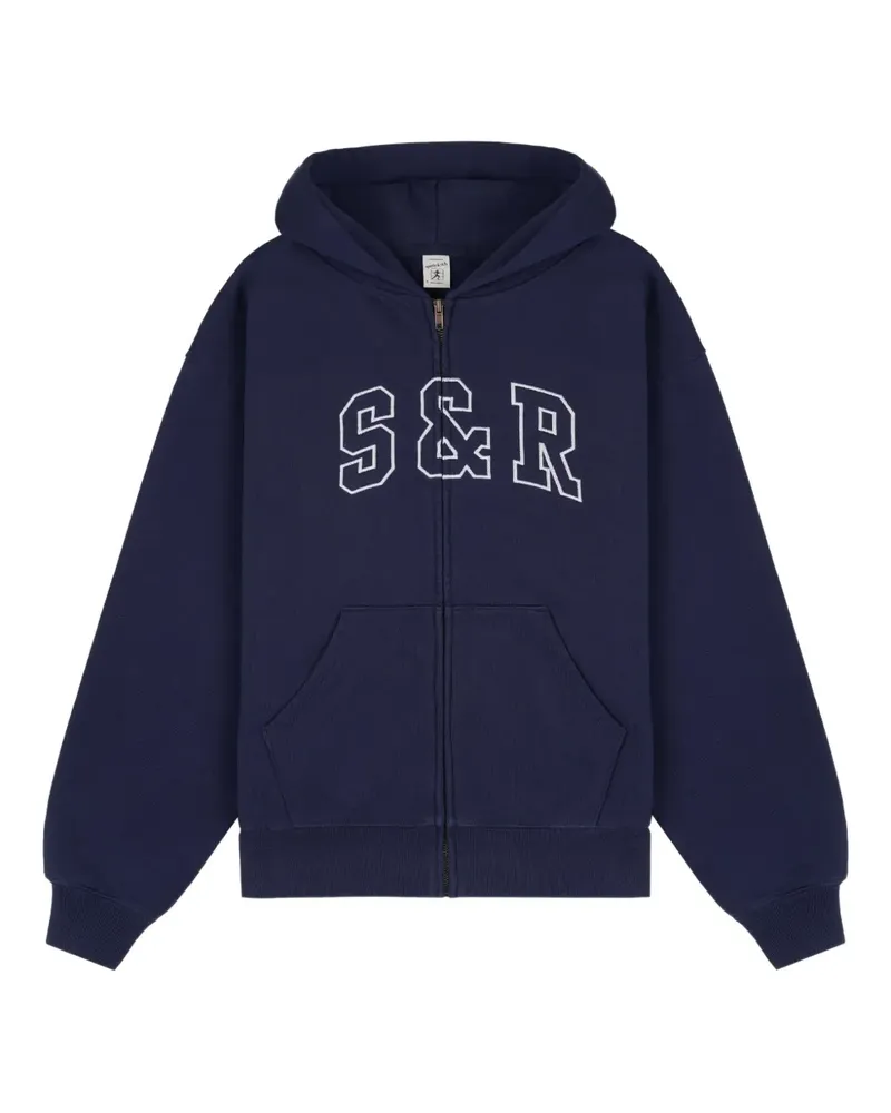 SPORTY & RICH zip hoodie - Blau Blau