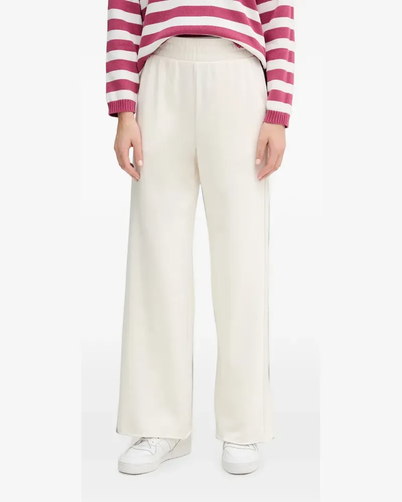 Benetton elasticated-waist raw-cut track pants - Nude Nude