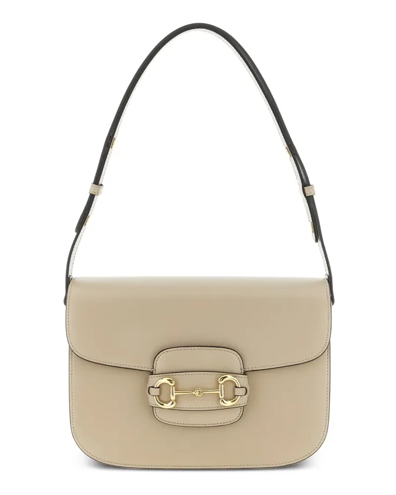 Gucci medium Horsebit 1955 leather shoulder bag - Nude Nude