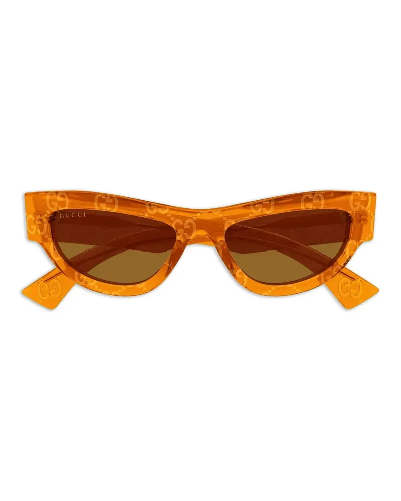 Gucci Sonnenbrille mit Monogramm - Orange Orange