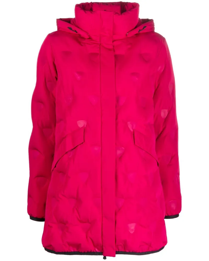 Rossignol Steppmantel mit Kapuze - Rosa Rosa