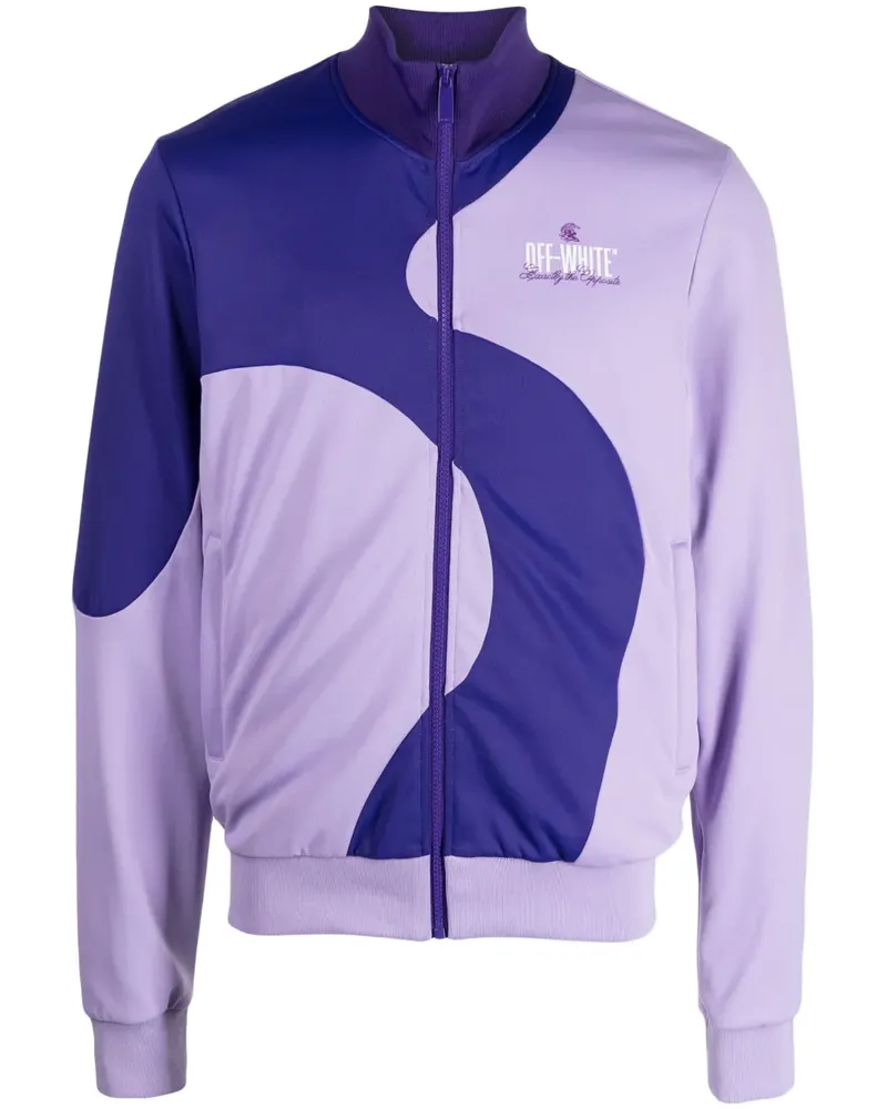 OFF-WHITE Sportjacke in Colour-Block-Optik - Violett Violett