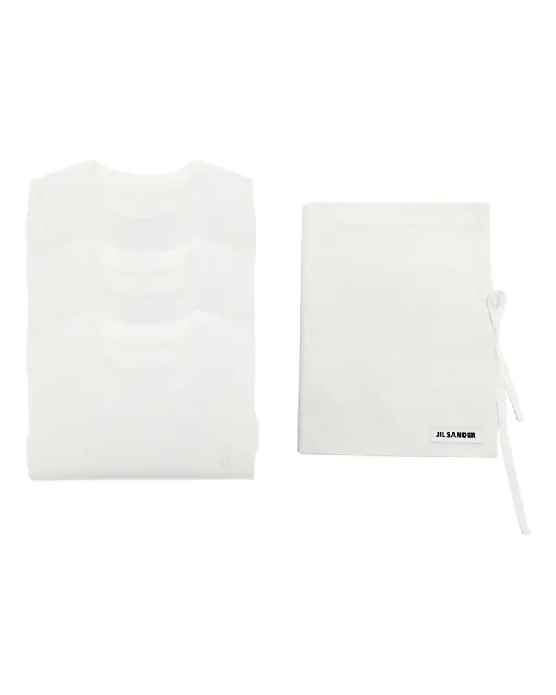 Jil Sander T-Shirts mit Rundhalsausschnitt (3er-Set) - Weiß Weiß