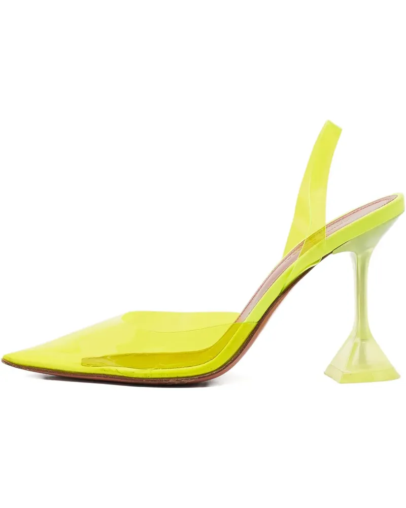 Amina Muaddi Pre-owned Holli Slingback-Pumps 95mm - Gelb Gelb