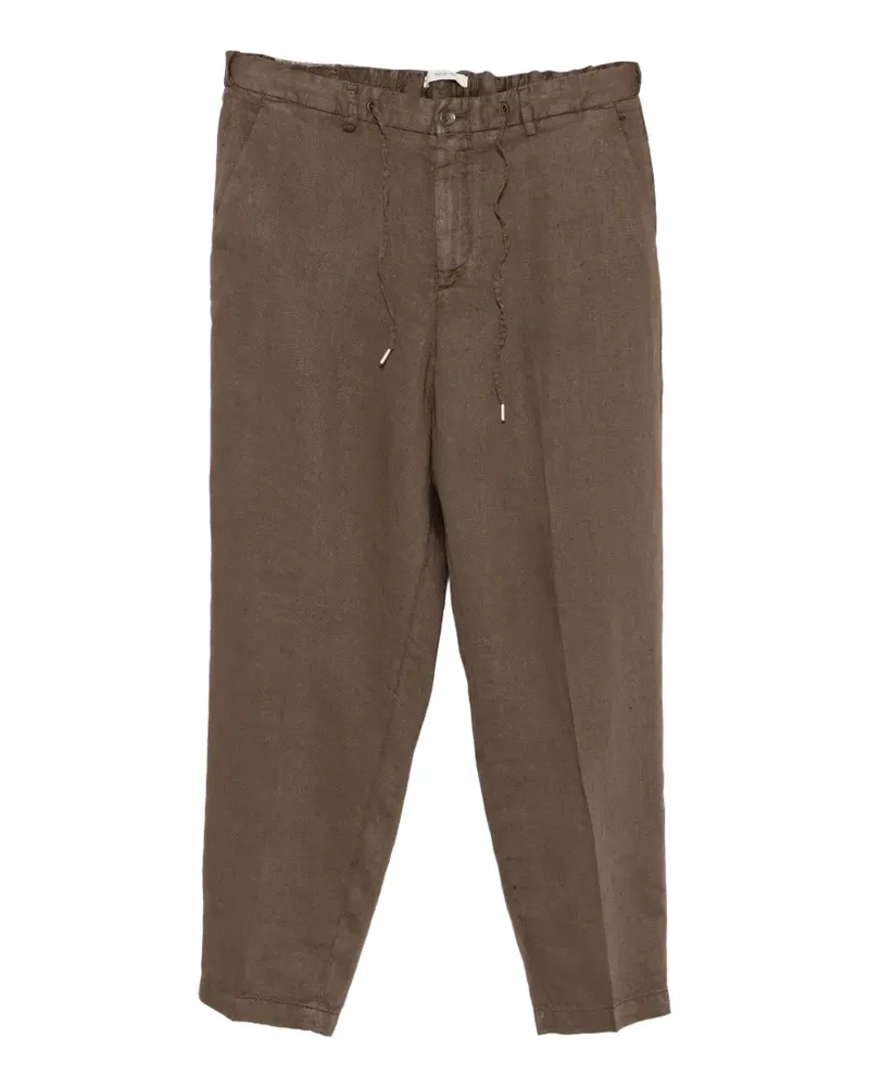 Briglia 1949 Covent drawstring trousers - Braun Braun