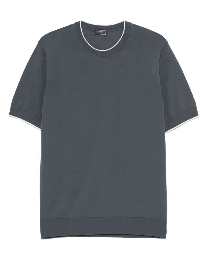 Peserico Klassisches T-Shirt - Blau Blau