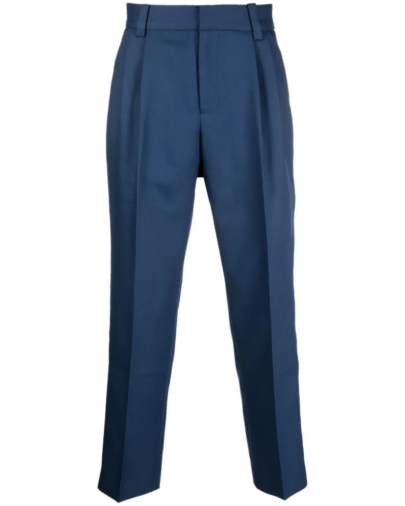 Viktor & Rolf Cropped-Hose mit Logo-Stickerei - Blau Blau
