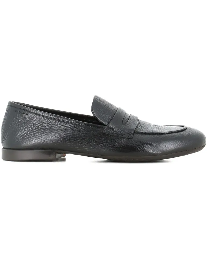Alexander Hotto Klassische Penny-Loafer - Schwarz Schwarz