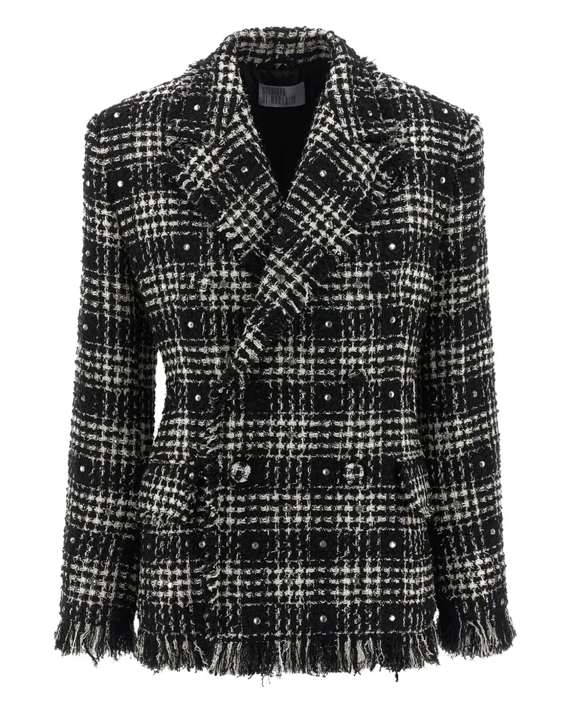 Giuseppe di Morabito rhinestone-embellished tweed blazer - Schwarz Schwarz