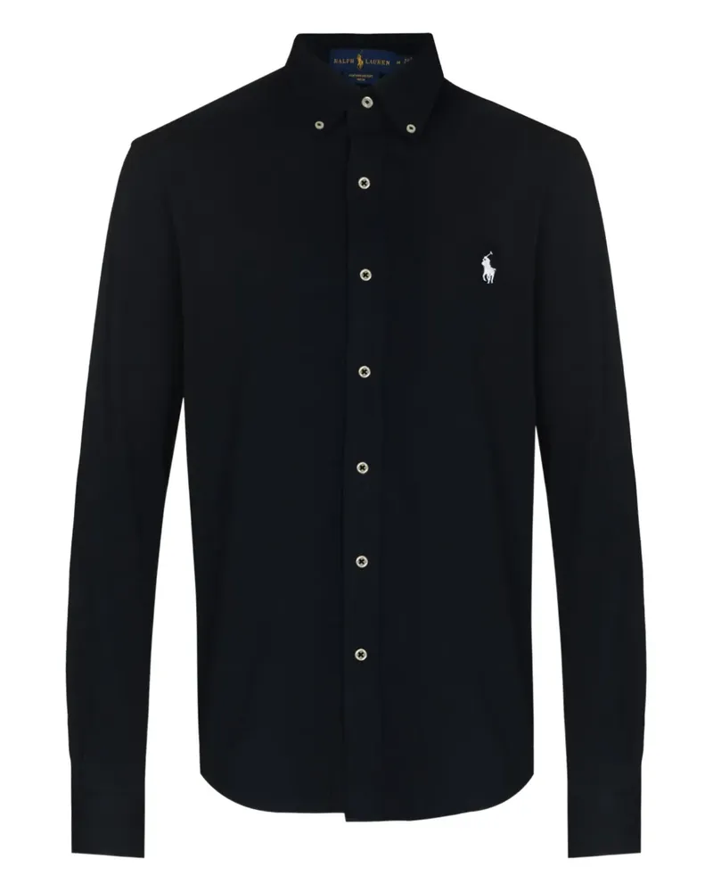 Ralph Lauren Button-down-Hemd mit Logo - Schwarz Schwarz