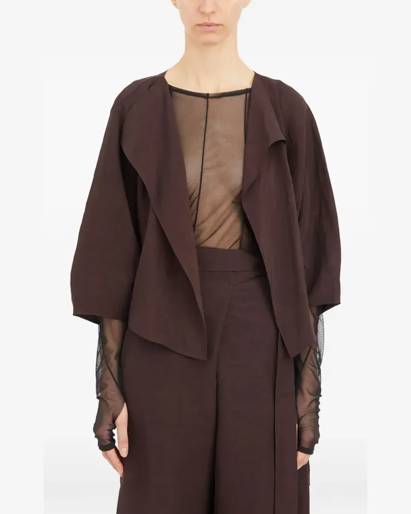 Cortana open-front jacket - Braun Braun