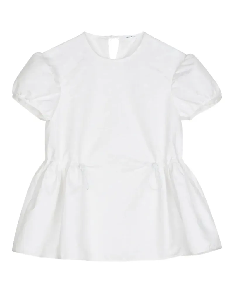 Cecilie Bahnsen Chiara Bluse - Weiß Weiß