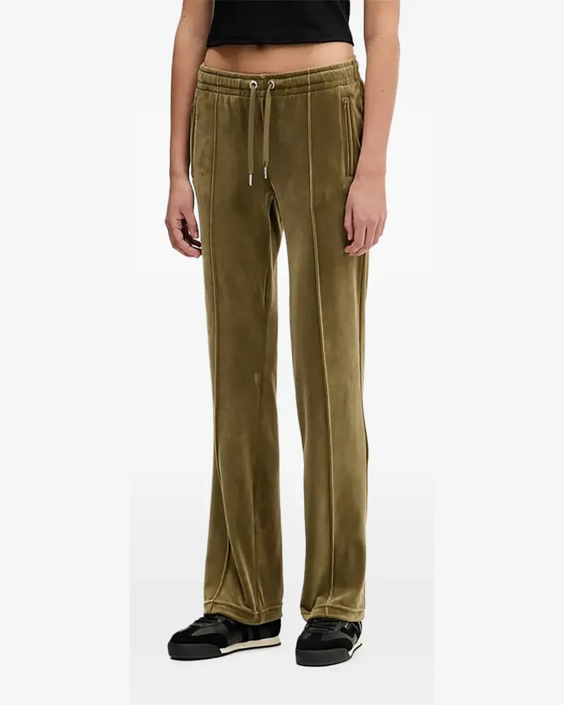 Juicy Couture embellished straight-leg trousers - Grün Grün