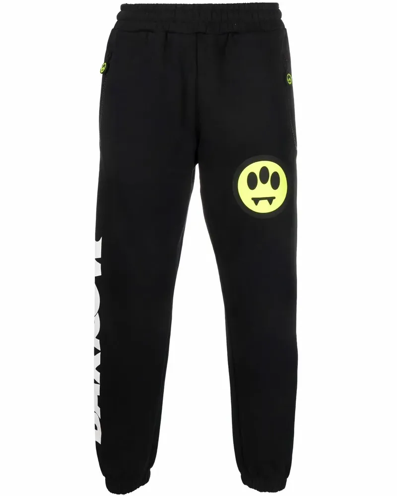 BARROW Jogginghose mit Logo-Print - Schwarz Schwarz
