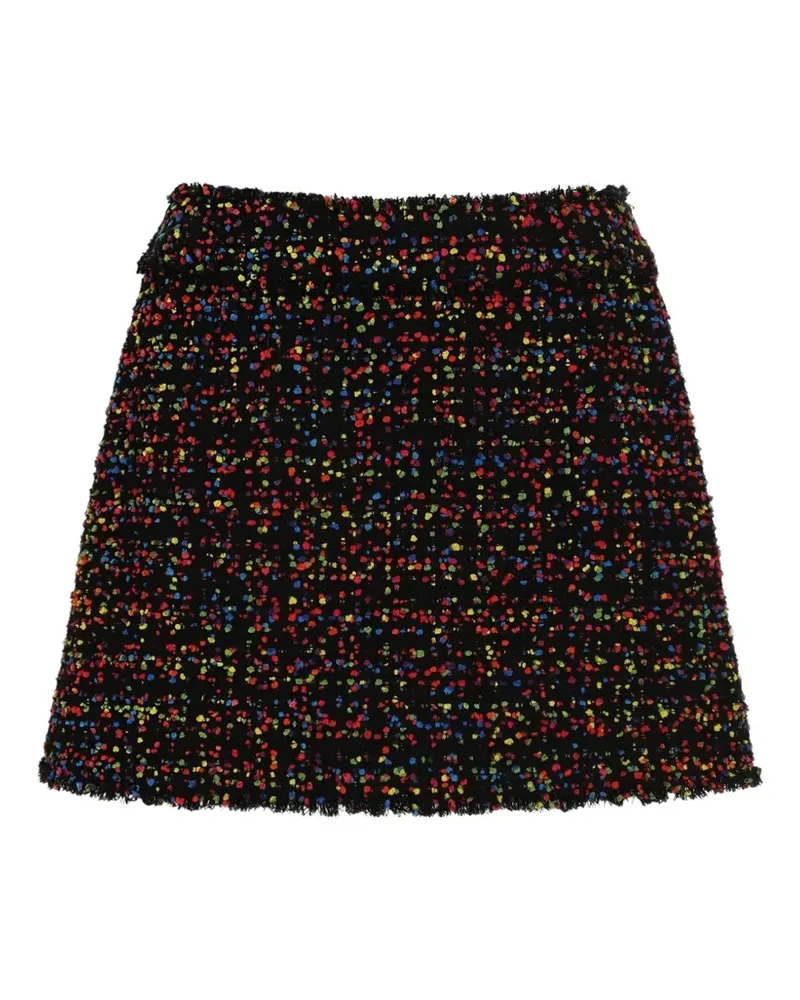 Dolce & Gabbana Minirock aus Tweed - Schwarz Schwarz