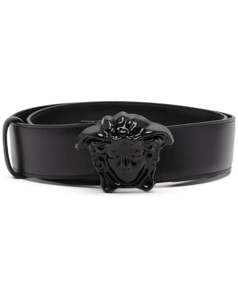 Versace Gürtel mit Medusa-Schnalle - Schwarz Schwarz