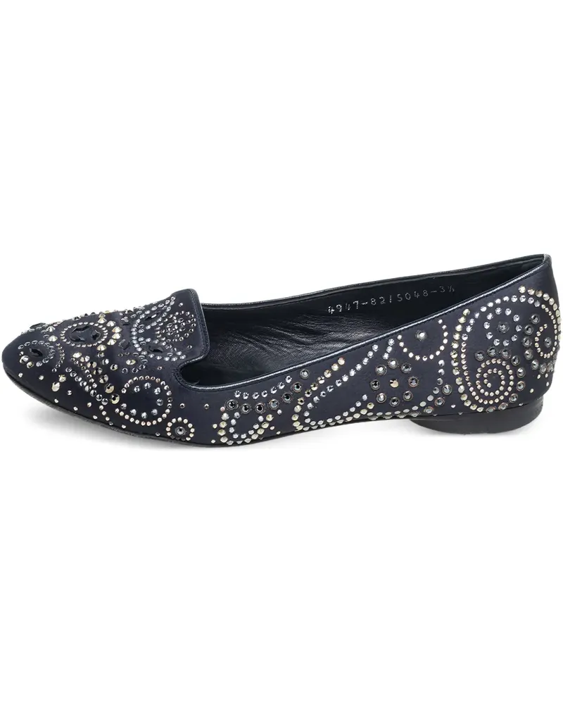 Gina Pre-owned Ballerinas mit Verzierung - Schwarz Schwarz