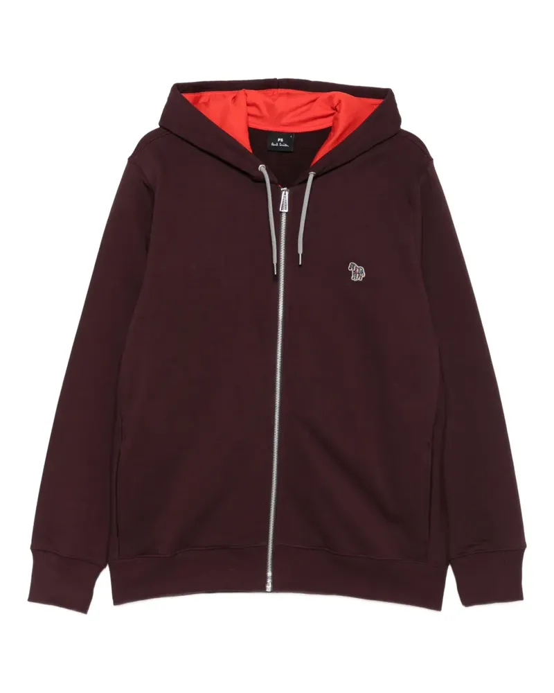Paul Smith Kapuzenjacke mit Logo-Stickerei - Rot Rot