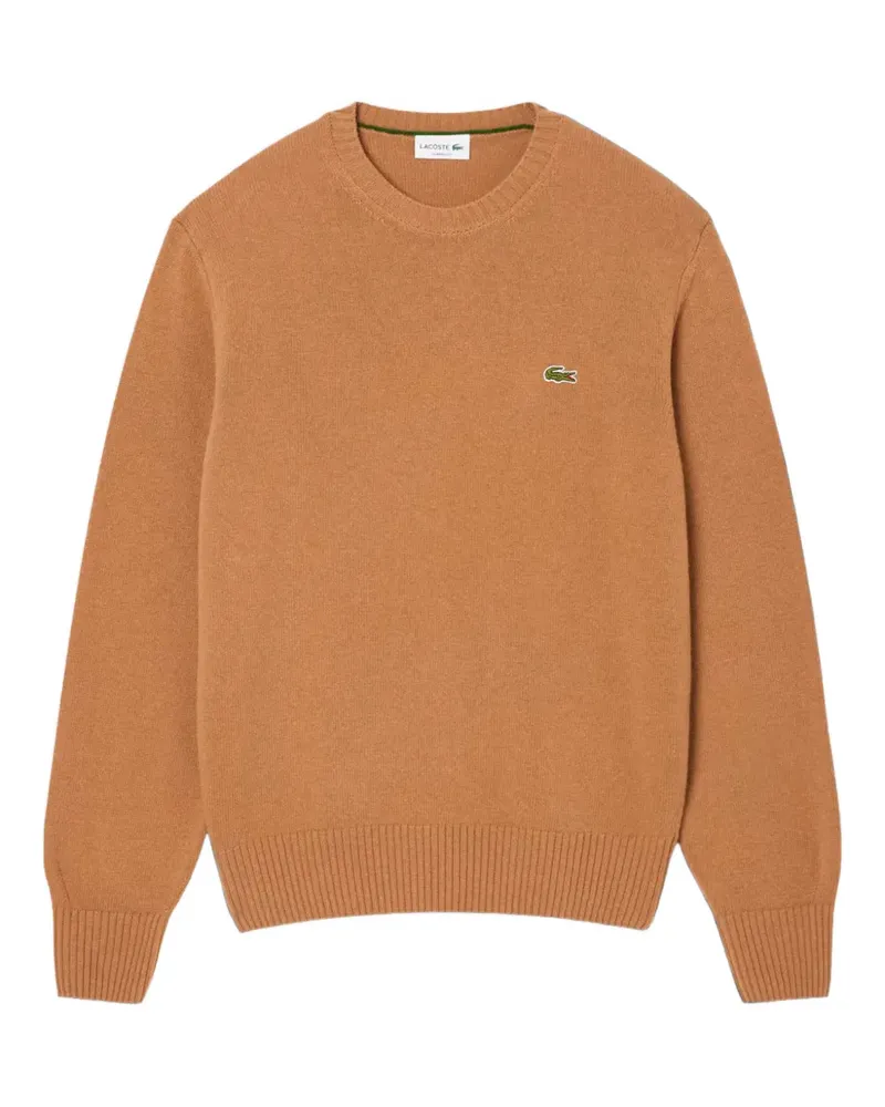 Lacoste logo crew-neck sweater - Braun Braun