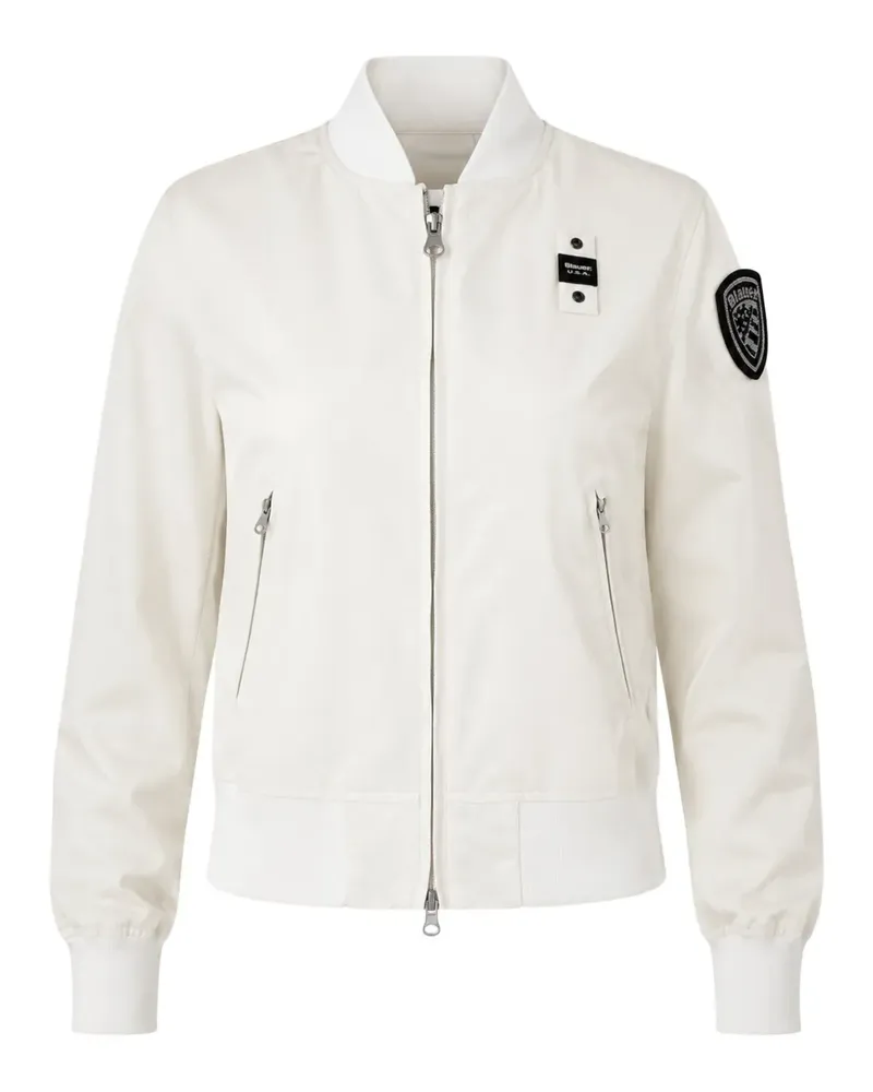 Blauer Laurie Bomberjacke mit Logo - Nude Nude