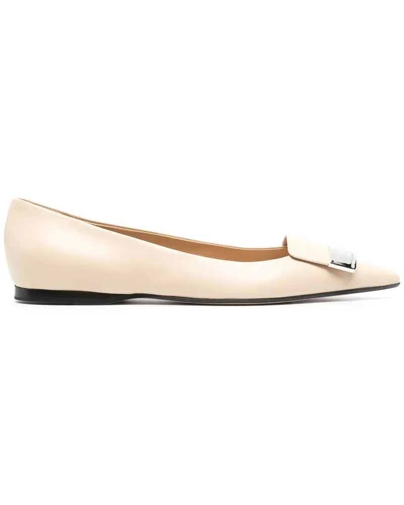 Sergio Rossi Flache Pumps - Nude Nude