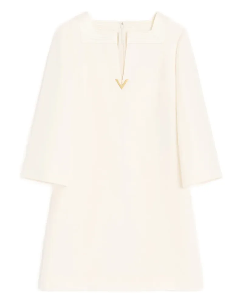 Valentino Garavani Vlogo-detail mini dress - Nude Nude